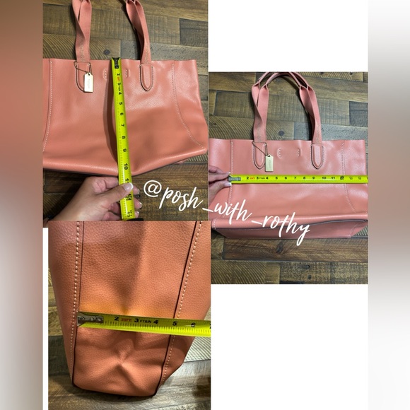 Coach Derby Pebble Leather Tote - Picture 10 of 11